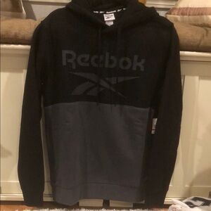 Reebok hoodie black/grey size S mt1